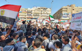 مظاهرة داعمة لفلسطين في مصر