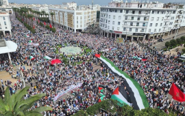 مظاهرات مغربية في 56 مدينة تضامنًا مع أسطول الصمود