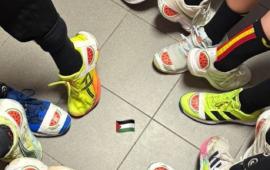 خلال مبارته مع الاحتلال.. منتخب إسبانيا للسيدات يدعم فلسطين في تصفيات أوروبا لكرة اليد