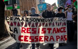 طلاب جامعة "ميشيغان" يحتجون على معاقبة زميلهم لتضامنه مع غزة