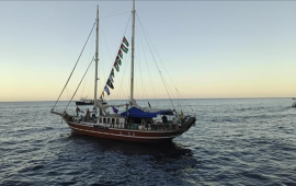 سفينة "الضمير" بتحالف "أسطول الحرية" تواصل رحلتها نحو غزة