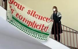 طلاب الجامعة التقنية في ميونخ يحتجون على تعاونها مع مؤسسات الاحتلال