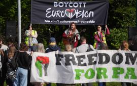 هيئة الاذاعة والتلفزيون التركية تندد بمشاركة الاحتلال في "يوروفيجن"