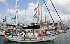 نائبة فرنسية : مستمرون في كسر حصاد غزة