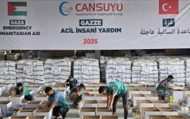 تركيا تتضامن مع غزة.. افتتاح سوق خيري في دوزجة لجمع المساعدات الإنسانية