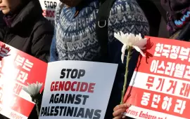 "أوقفي تزويد إسرائيل بالوقود" ..حملة كورية تطالب بوقف تورط شركة النفط الوطنية في دعم الاحتلال