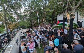 وقفة شموع في بودابست تكريمًا لأرواح أطفال غزة