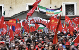 لقاء مرتقب لطلاب وعمال إيطاليا في “قاعة غزة”