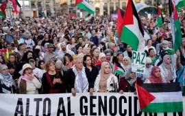 "تأمين غزة وإدارتها!"  احتجاج في "آن أربور" ينددون بقرار مجلس الأمن وإدارة ترامب