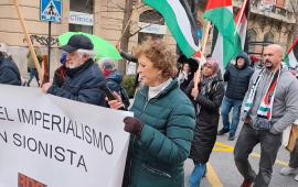 مسيرة حاشدة في إسبانيا .. تنديدًا بالصمت الدولي على الابادة