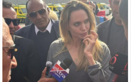 أنجلينا جولي تزور معبر رفح دعمًا للفلسطينيين