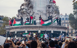 احتجاجات فرنسية ضد مشروع قانون يقيد التضامن مع فلسطين