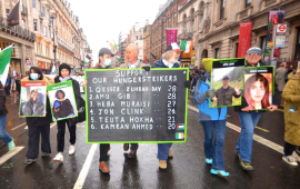 عريضة عاجلة لدعم مضربي “حركة فلسطين” عن الطعام