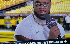 لفتة تضامنية من اللاعب عزيز الشاعر للمطالبة بوقف الإبادة