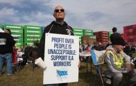 اعتصام عمال الموانئ في نيوجيرسي ضد شحن أسلحة للاحتلال..إغلاق مصنع “نامو” بفنلندا وتعطيل إنتاج مصنع "مويولا" في ديري