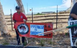 احتجاج أمام القنصلية الأمريكية في جنوب أفريقيا دعمًا لفلسطين