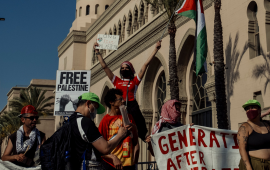 احتجاجات طلابية في كاليفورنيا رفضًا لقانون يقيد دعم فلسطين