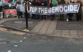 "قاطعوا إسرائيل" ..احتجاج أمام مقر حزب العمال الأسكتلندي في غلاسكو