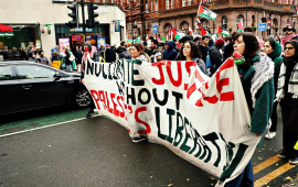 احتجاجات تضامنية في عدة مناطق بريطانية دعمًا لغزة