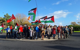 محاكمة نشطاء احتجوا بمطار “شانون” ضد نقل السلاح للاحتلال