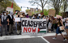 طالب يقاضي جامعة “ماساتشوستس “ بعد إيقافه بسبب دعم فلسطين