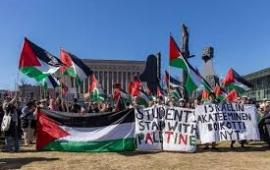 احتجاجات طلابية تعطل الدراسة بعدة جامعات فنلندية دعمًا لفلسطين...احتجاجات تعطل فعالية "مايكروسوفت" وتحاصر معرض "HP"