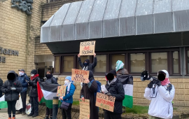 وقفة أمام وزارة الدفاع البريطانية دعمًا للناشط "عمر خالد"