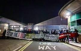 نشطاء يعطلون إنتاج أجزاء لمقاتلات إف-35 في مصنع ليوناردو بإدنبرة.. اعتقال 100 ناشط خلال احتجاج ببرلين