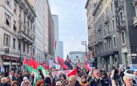 دعمًا لغزة وإيران.. مسيرة تضامنية حاشدة في إيطاليا