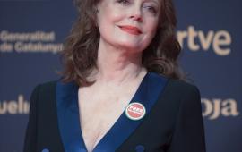 سوزان ساراندون:رؤية رئيسكم والفنانين يتحدثون بوضوح أخلاقي تجعلني أشعر أنني لست وحدي