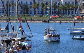 من إيطاليا وتونس وإسبانيا..  أسطول الصمود يعلن مشاركة 200 قارب في رحلته الجديدة