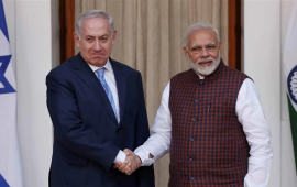 حملة تغريدات منددة بزيارة رئيس الوزراء الهندي لكيان الاحتلال