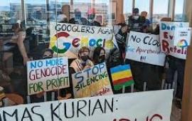 احتجاج يقاطع مؤتمر "غوغل" بسبب تعاونها التقني مع الاحتلال...احتجاج داخل "هوم بارغينز".. وحركة المقاطعة تدعو لمقاطعة بيتزا "بابا جونز"