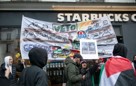 احتجاجات في تركيا أمام "ستاربكس" و"برغر كينغ" و"ماك كافيه"