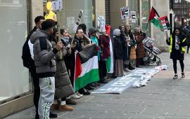 دعوات المقاطعة مستمرة... احتجاج أمام أحد متاجر "زارا" في غلاسكو