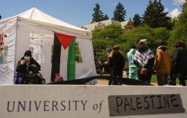 بتحريض إسرائيلي… اتهامات بحق متظاهرين داعمين لفلسطين في واشنطن