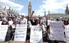 الحكومة البريطانية تقترح صلاحيات جديدة للشرطة لتقييد الاحتجاجات