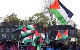 "أوقفوا الإبادة"  فعالية رياضية في أيرلندا دعمًا لغزة