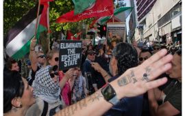 احتجاجات عالمية لدعم فلسطين ولبنان وإيران