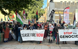 احتجاج بريطاني ضد دعم حزب الإصلاح للاحتلال