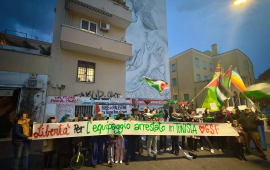 أطلقوا سراحهم.. وقفة داعمة لنشطاء أسطول الصمود في روما