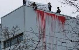 تسلح آلة الإبادة احتجاج أمام شركة "ريبكون" في تركيا