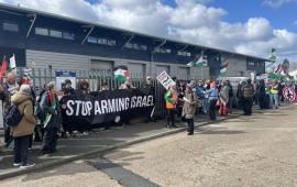 بريطانيون ينظمون مظاهرات أمام مصانع أسلحة متعددة