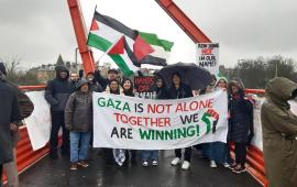 وقفة احتجاجية ضدّ تواطؤ “تيليدين للتقنيات” مع الاحتلال