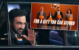 إعلان انتخابي في نيويورك يسلّط الضوء على مرشحين داعمين لفلسطين خلال بث مباراة الـNBA