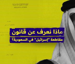 ماذا نعرف عن قانون مقاطعة "إسرائيل" في السعودية؟