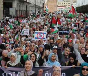 30 مدينة مغربية تتظاهر لأجل غزة  في 3 أيام