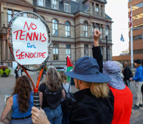 780 منظمة وفرد يطالبون بإلغاء مباراة التنس بين الاحتلال وكندا