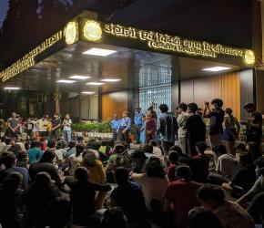 اعتقال 9 طلاب في حيدر آباد بعد احتجاج مؤيد لفلسطين