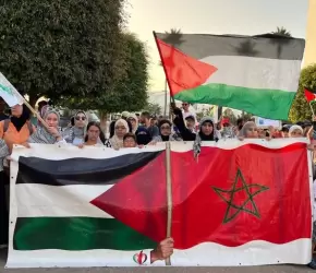 مظاهرات مغربية دعمًا لـ"أسطول الصمود" وتنديدًا بالإبادة